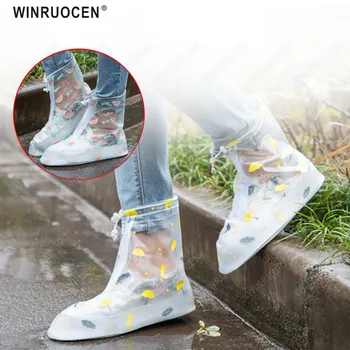 WINRUOCEN/висококачествени обувки, непромокаеми калъфи за обувки, мъжки и женски непромокаеми Нескользящие износоустойчиви защитни капаци за обувки