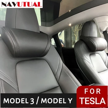 За Tesla, Модел 3 Y X S Възглавница За Врата На Облегалката За Глава Възглавница За Седалката Опора За Врата Столче За Кола Възглавница За Подкрепа На Главата Модел Y Аксесоари